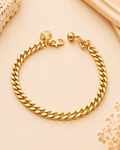 18K Gold Plated Vintage Chain Bracelet