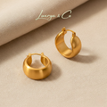 Chunky Matte Gold | Earrings