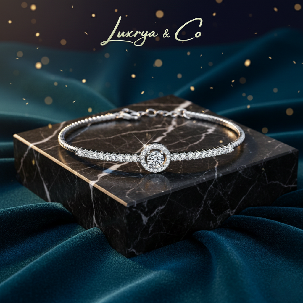 Galaxy Orbit Bracelet | Moissanite Diamond