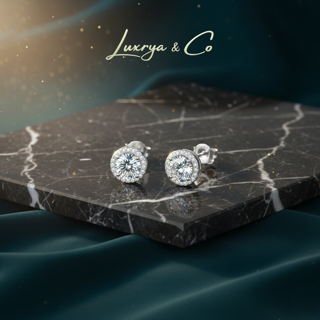 Galaxy Orbit Earrings | Moissanite Diamond