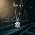 Galaxy Orbit Necklace | Moissanite Diamond