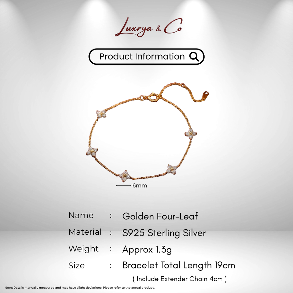 Golden Four-Leaf | Bracelet