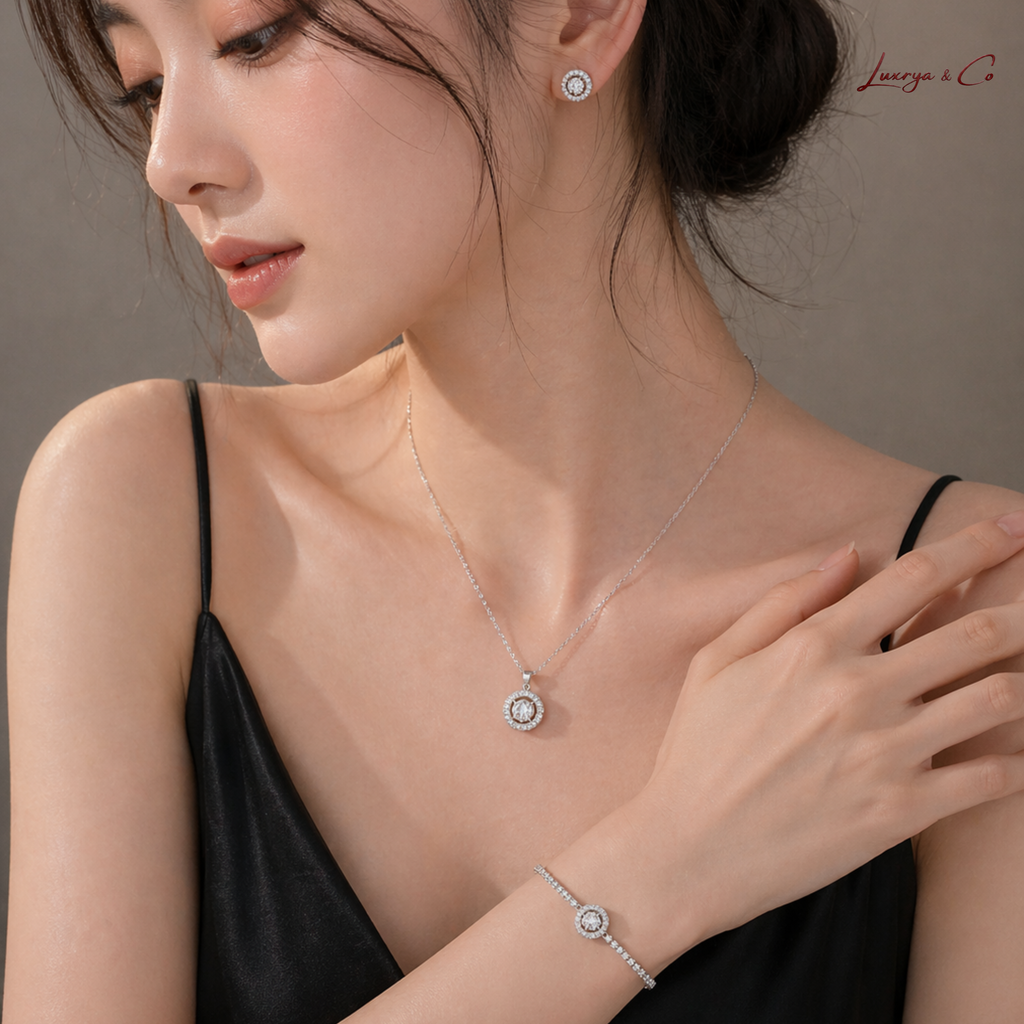 Galaxy Orbit Earrings | Moissanite Diamond