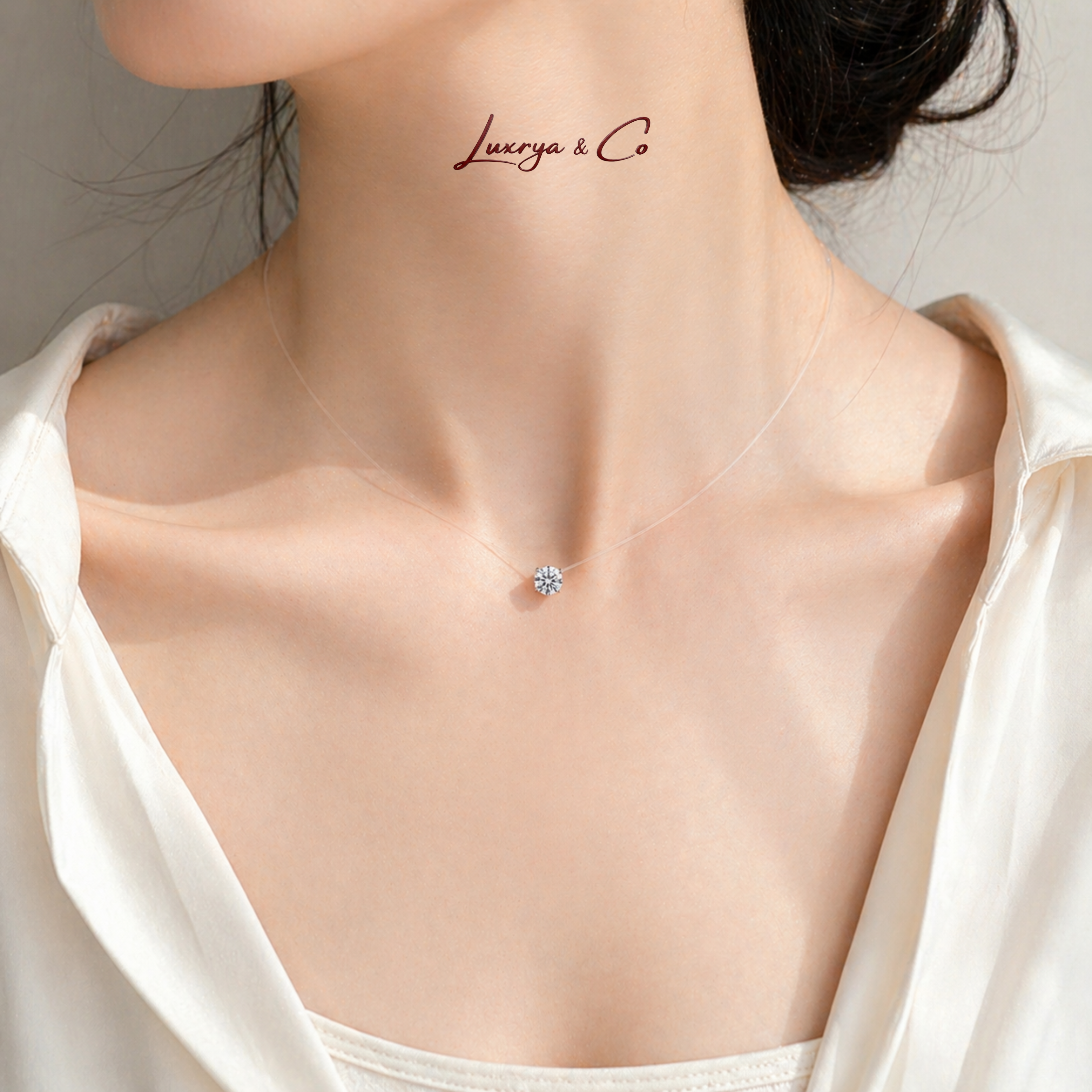 Mermaid Ocean Necklace | Moissanite Diamond
