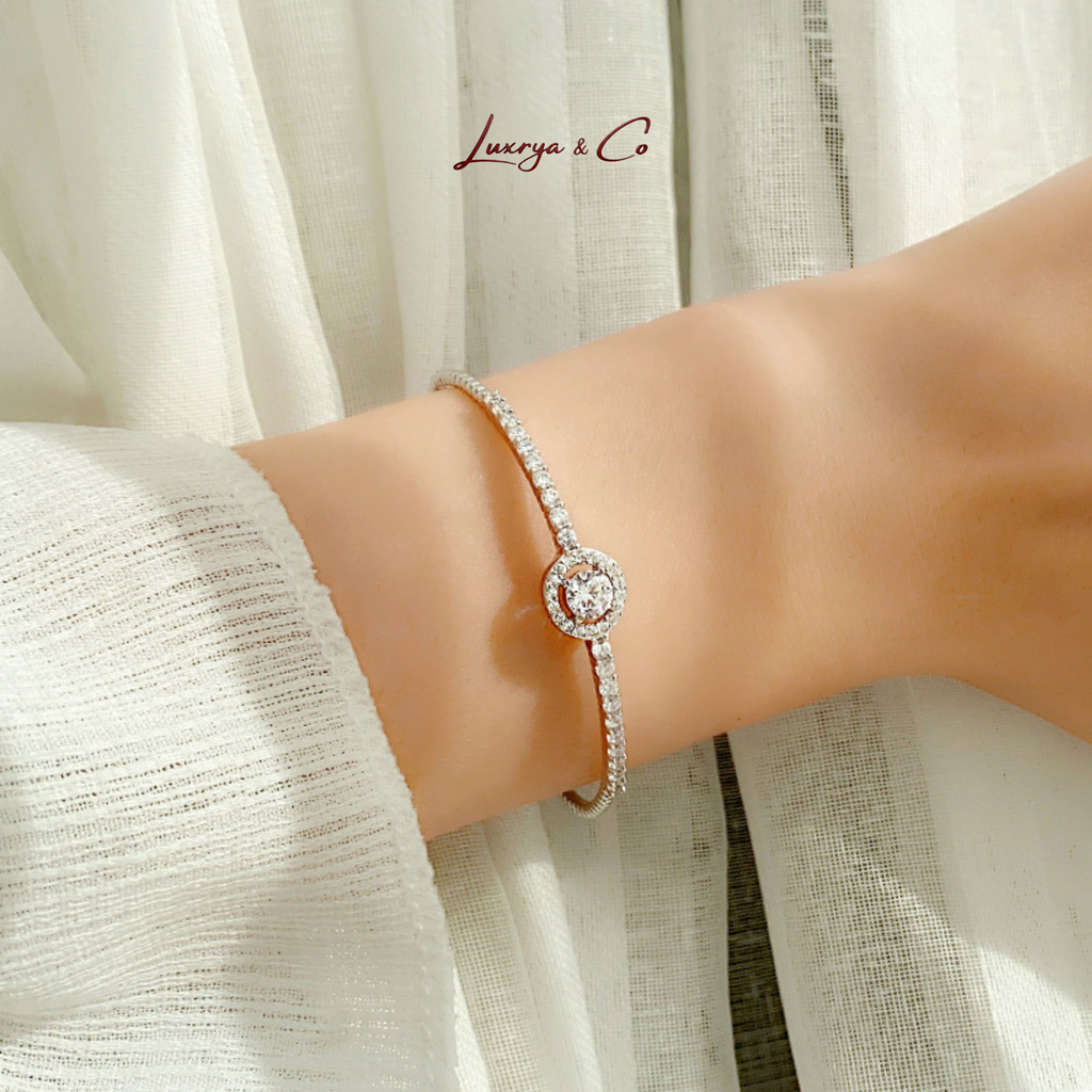 Galaxy Orbit Bracelet | Moissanite Diamond