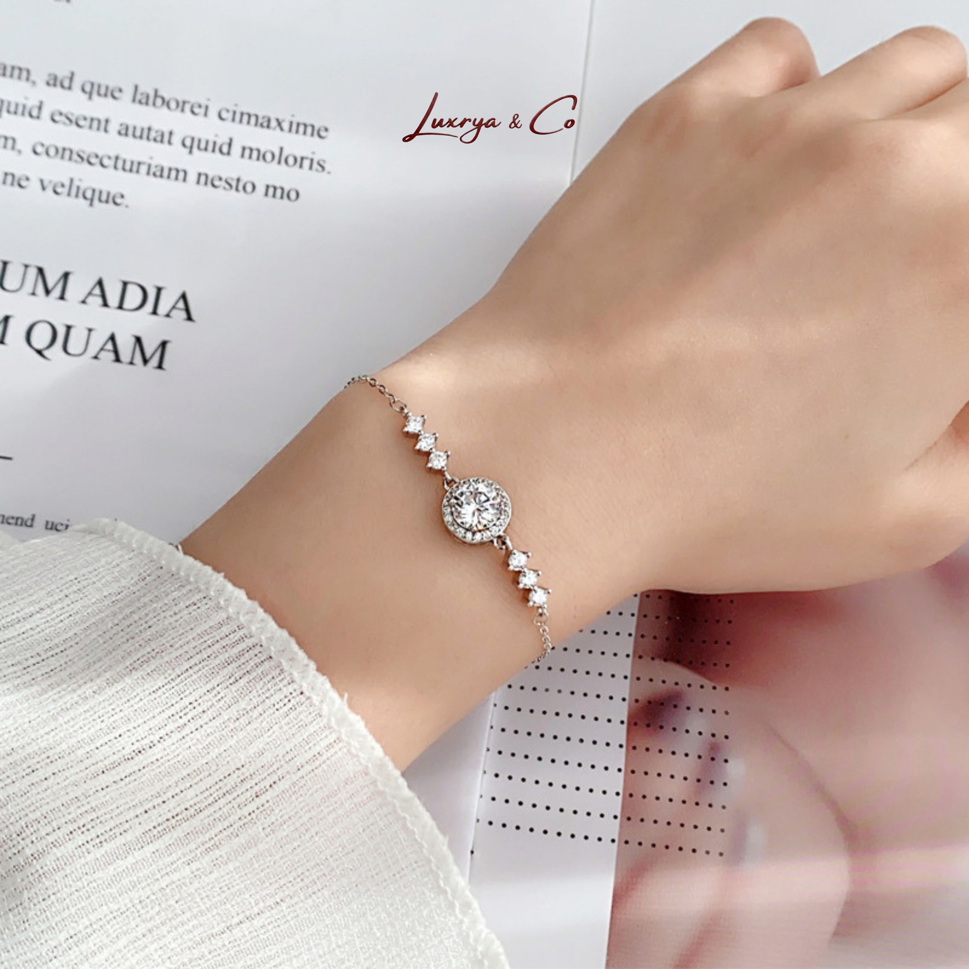 Galaxy Sparkle Bracelet | Moissanite Diamond