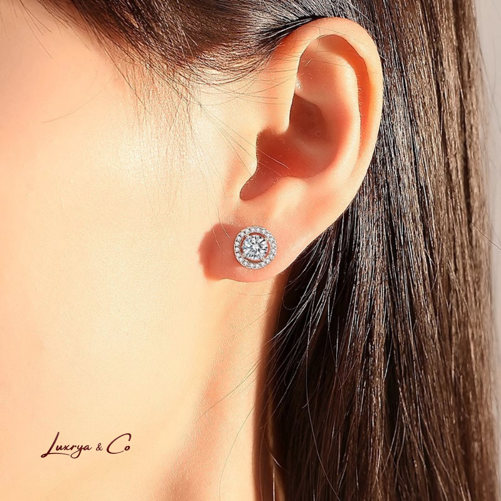 Galaxy Orbit Earrings | Moissanite Diamond