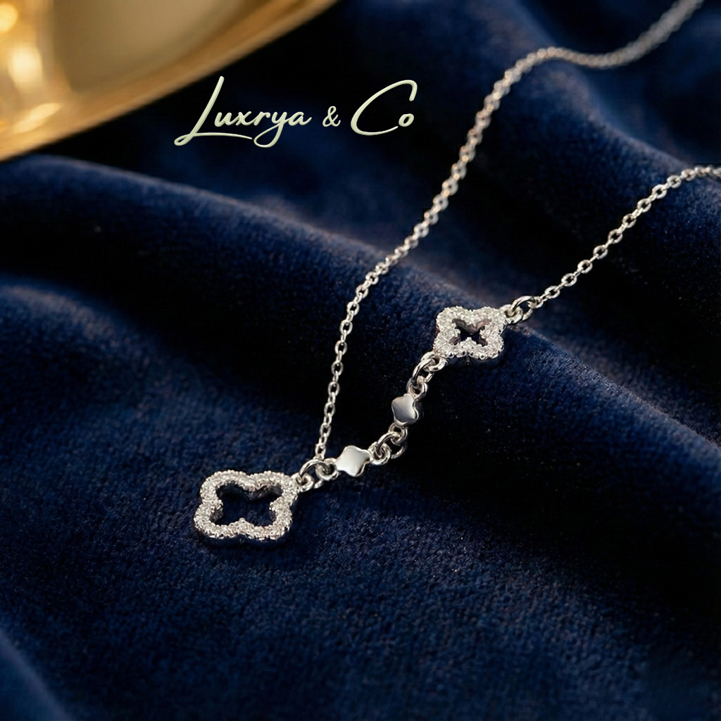 Lucky Double Clover | Necklace