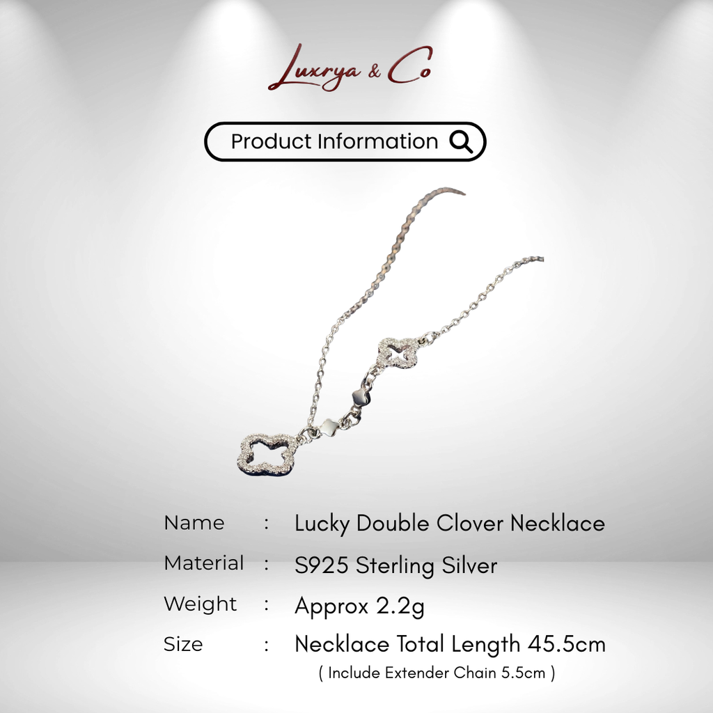 Lucky Double Clover | Necklace