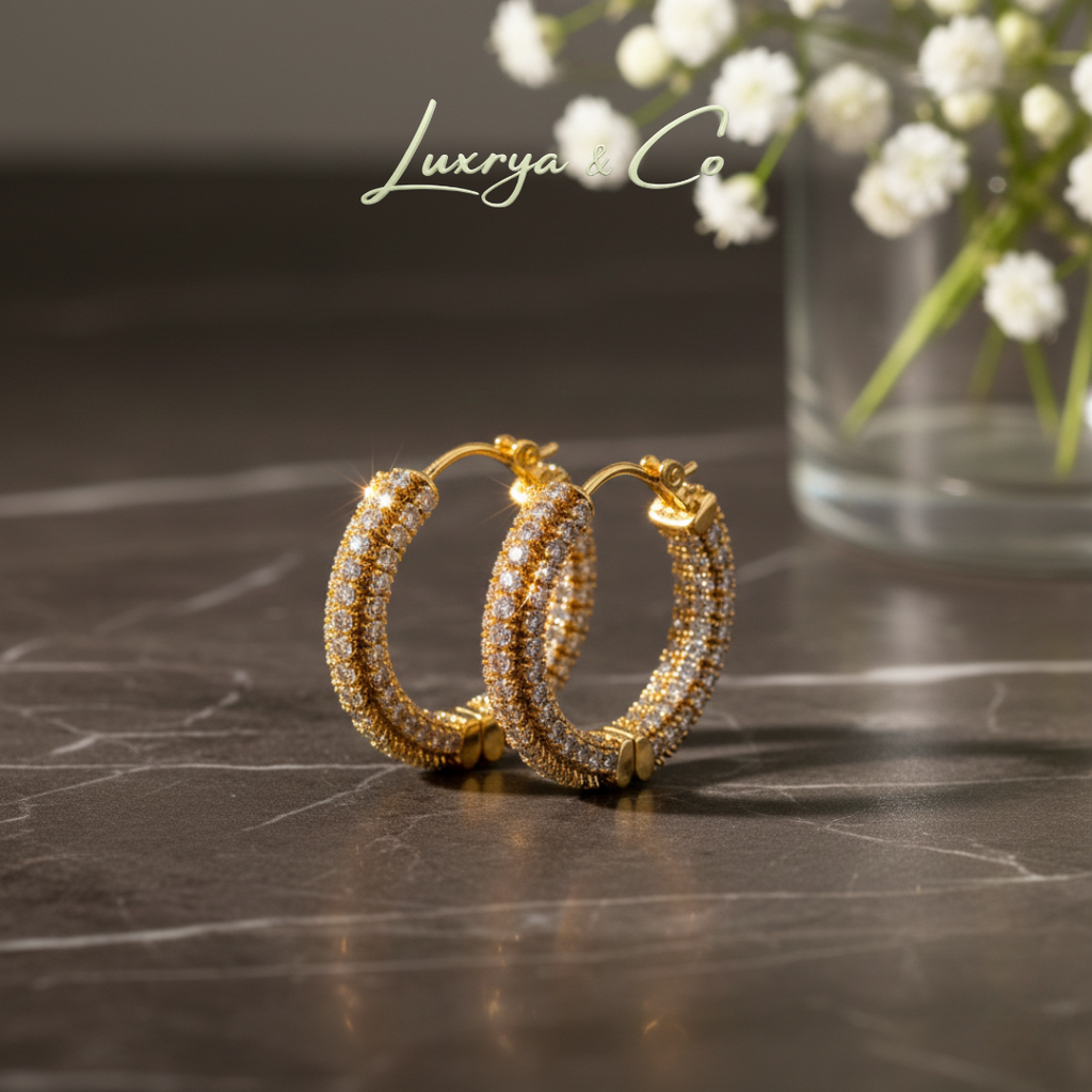 Luxe Pavé | Earrings