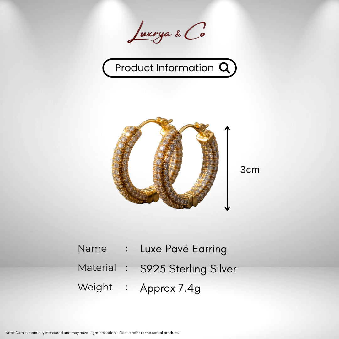 Luxe Pavé | Earrings