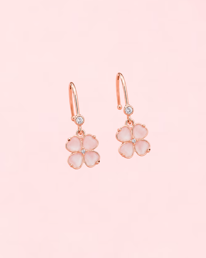 Rose Gold Clover Blossoms