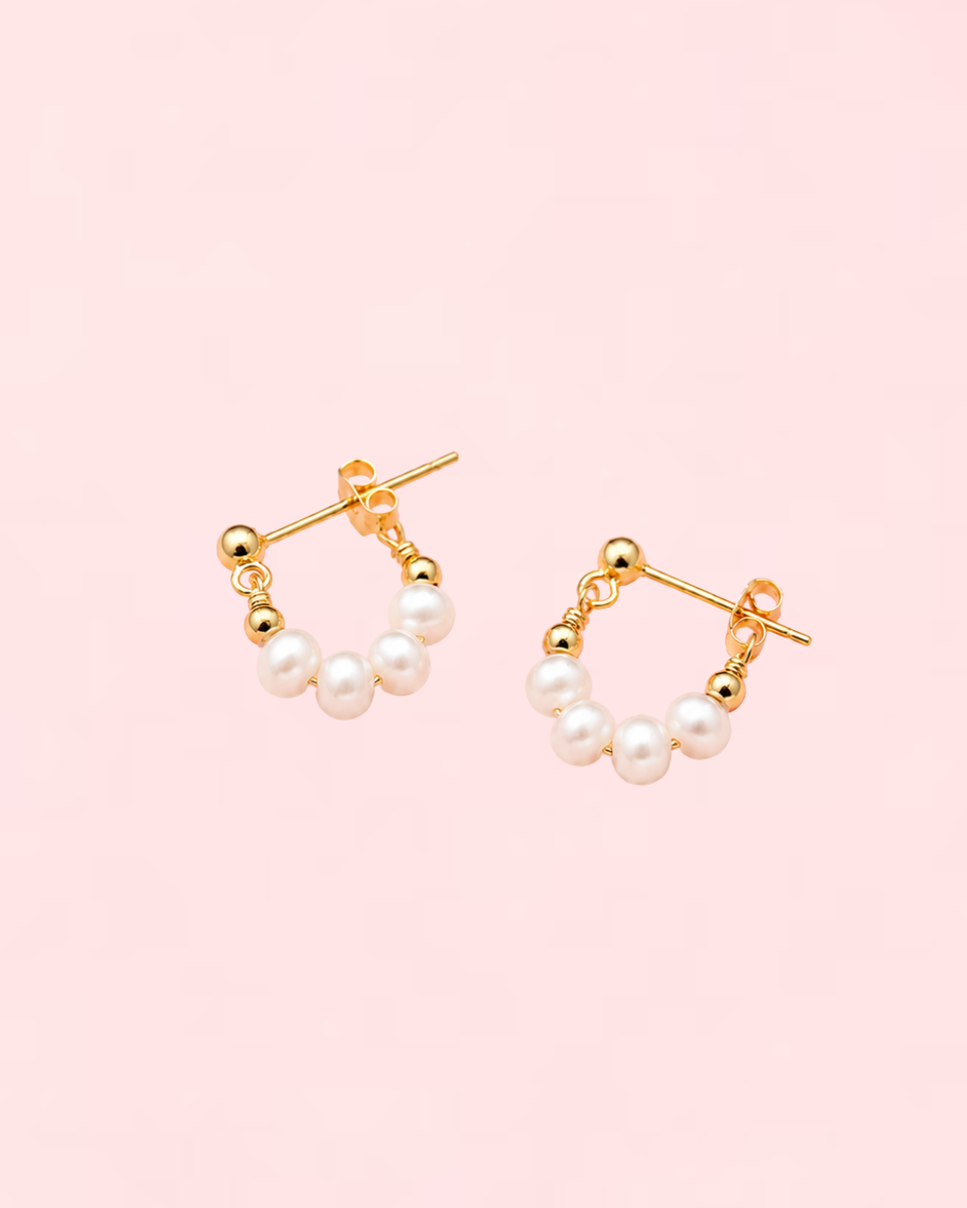 Golden Pearl Charm