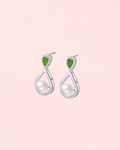 Emerald Pearl Teardrop