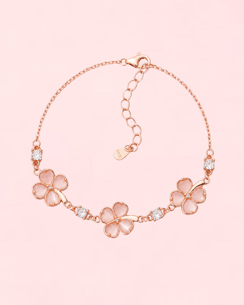 Rose Gold Four-Leaf