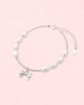 Pearl Ribbon Charm