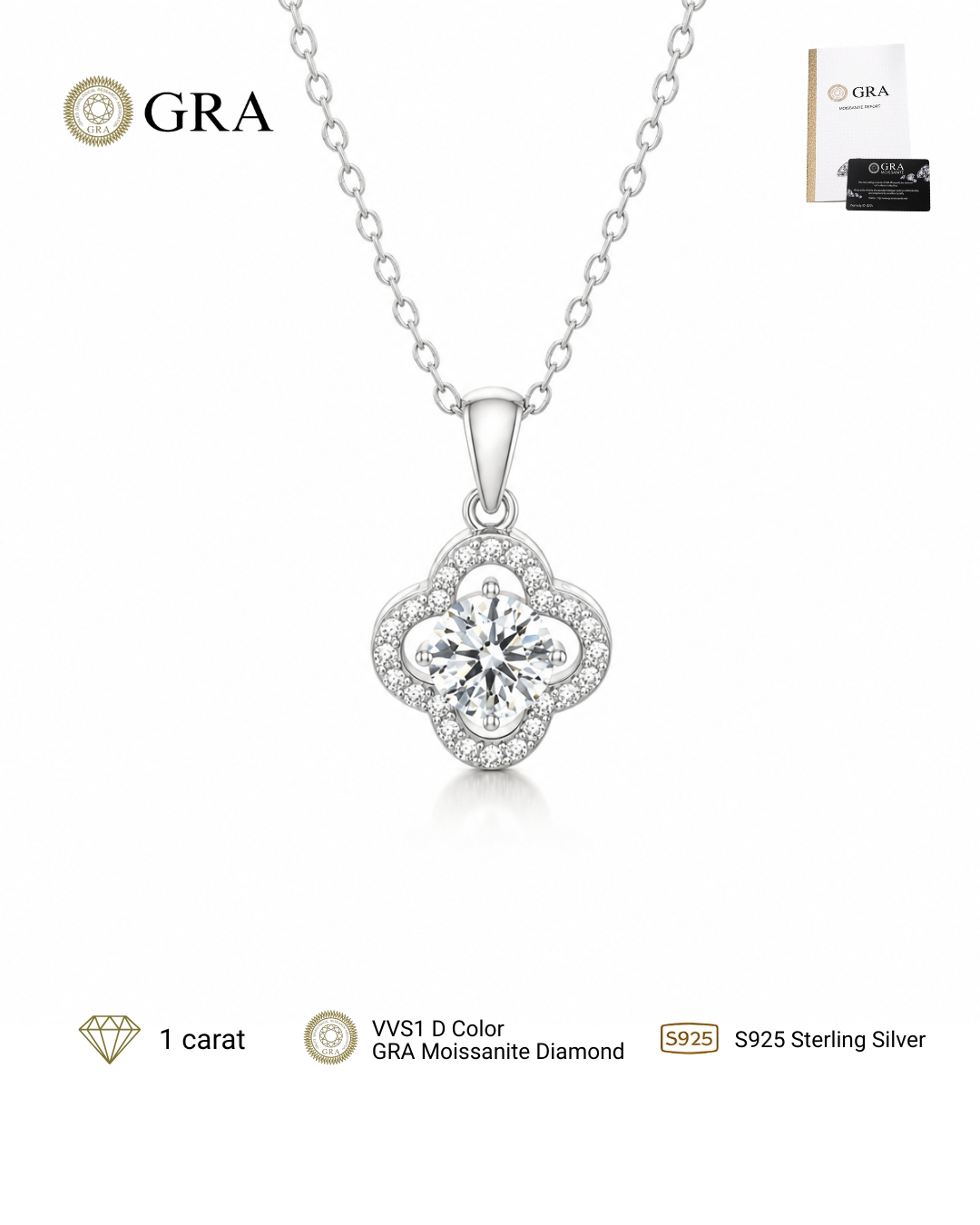 Four-Leaf Clover Necklace