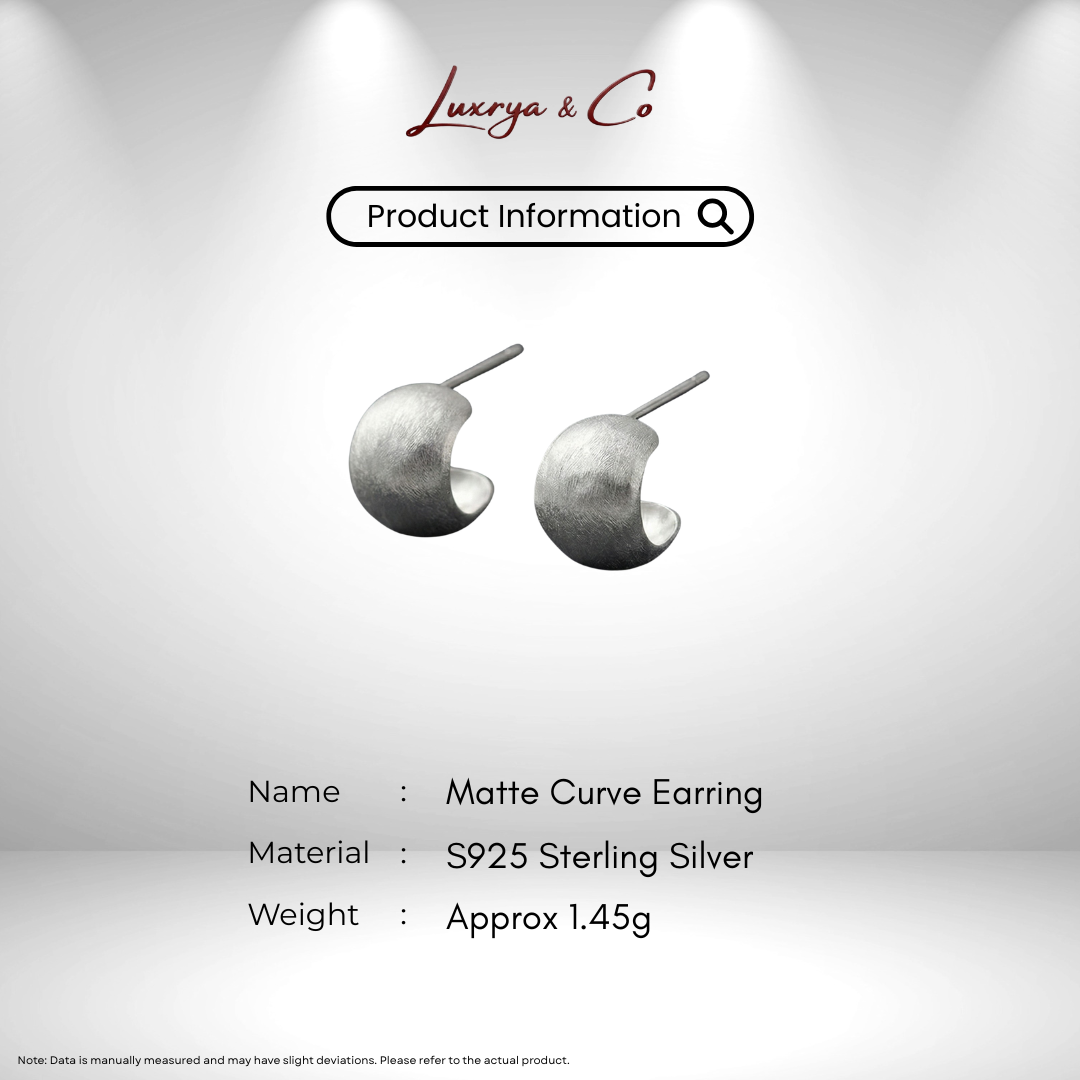 Matte Curve | Earrings