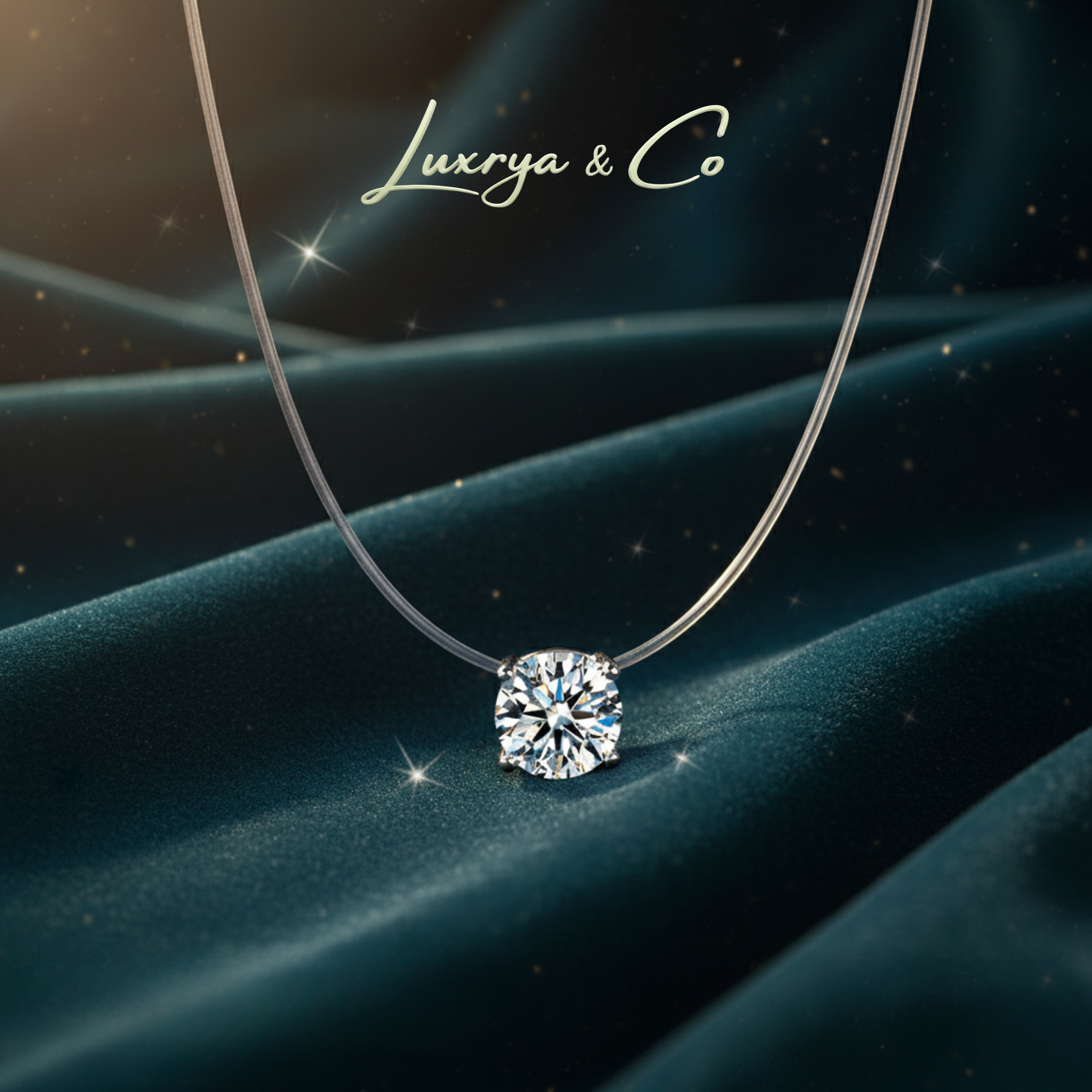 Mermaid Ocean Necklace | Moissanite Diamond