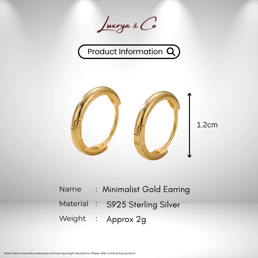 Minimalist Gold | Earrings