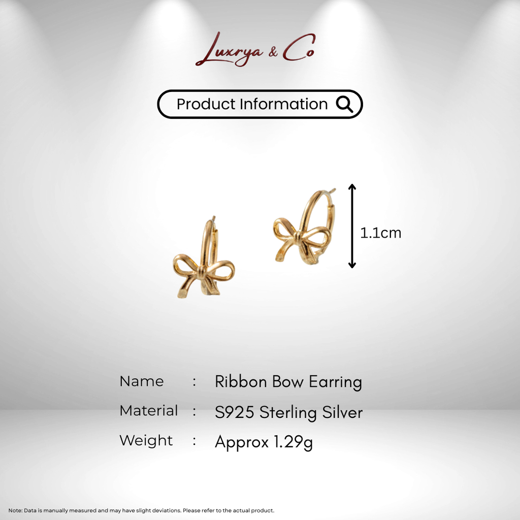 Ribbon Bow | Earrings