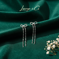 Ribbon Chain Drop | Earrings