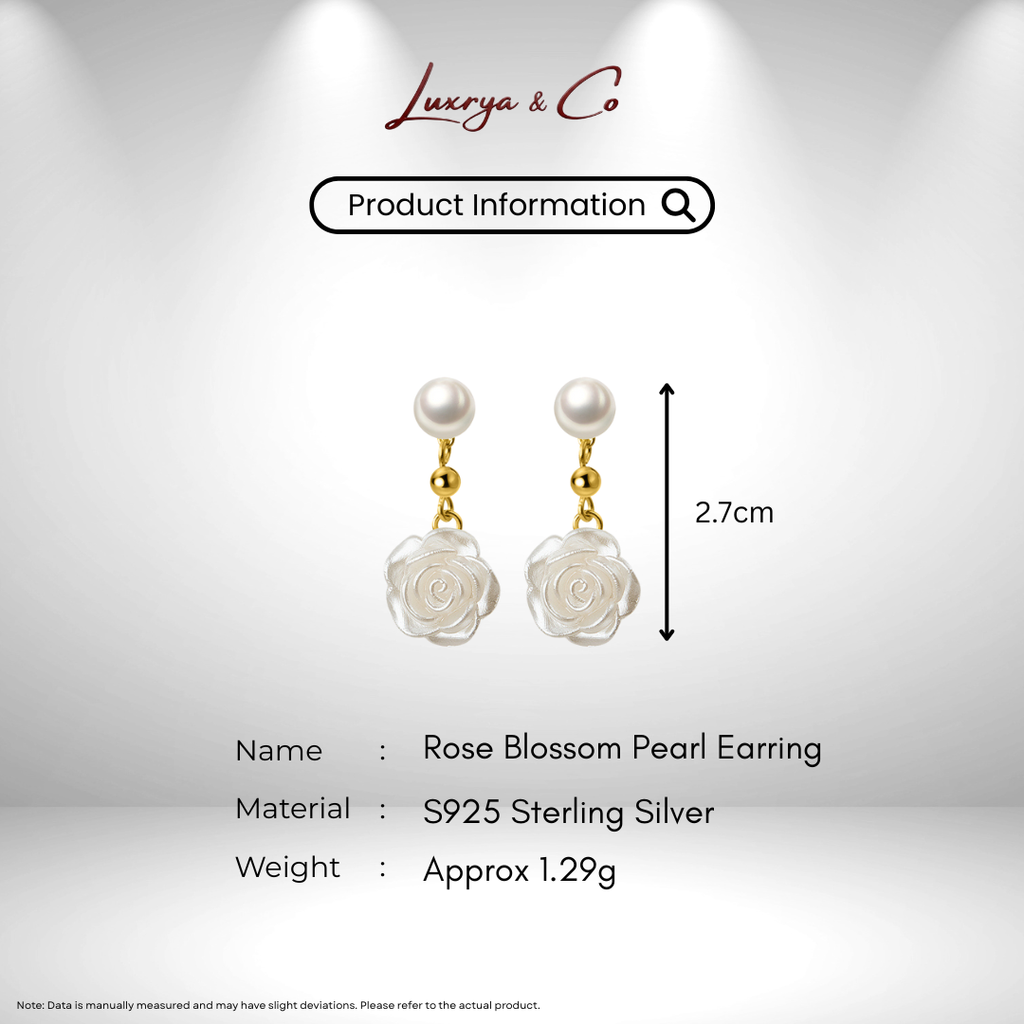 Rose Blossom Pearl | Earrings
