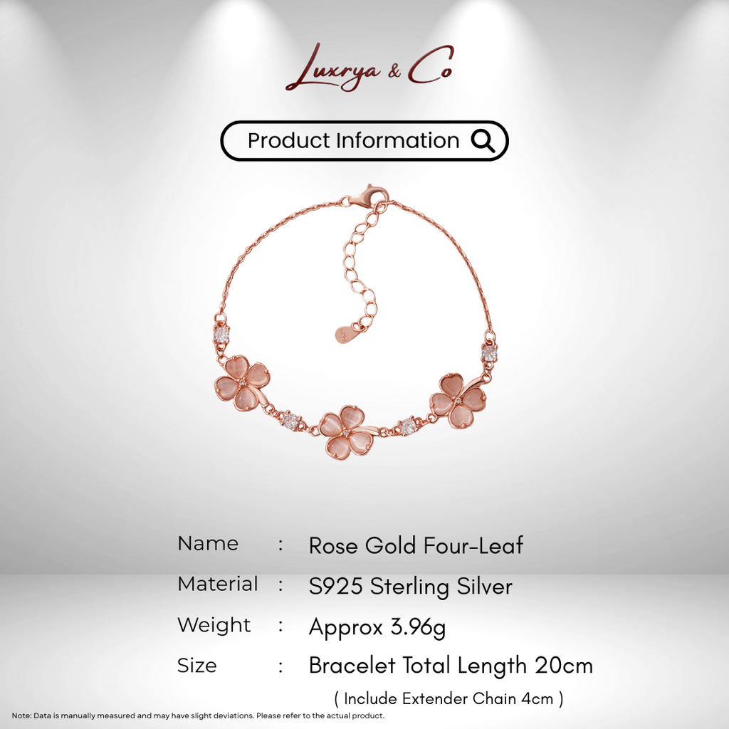 Rose Gold Four-Leaf | Bracelet