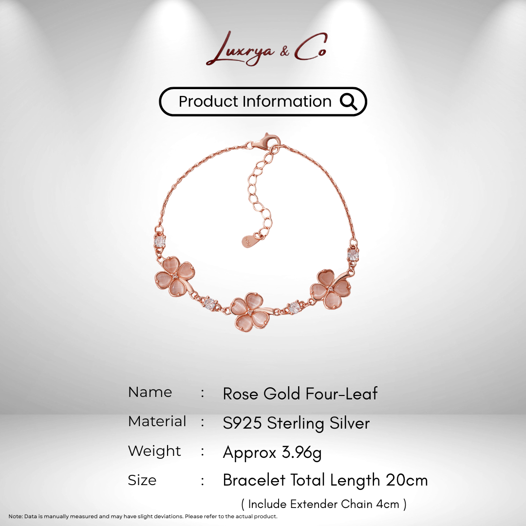 Rose Gold Four-Leaf | Bracelet