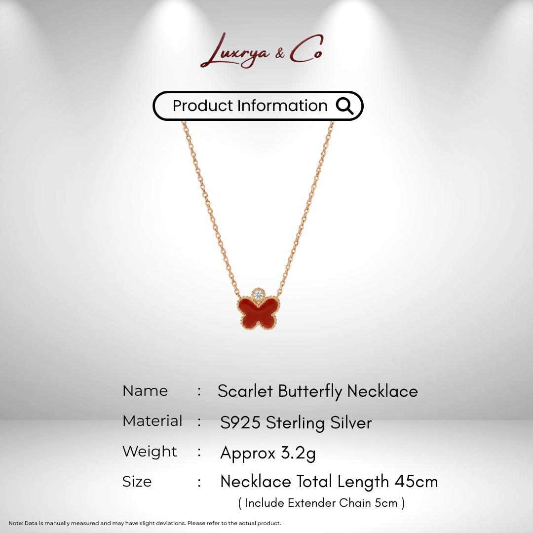 Scarlet Butterfly | Necklace