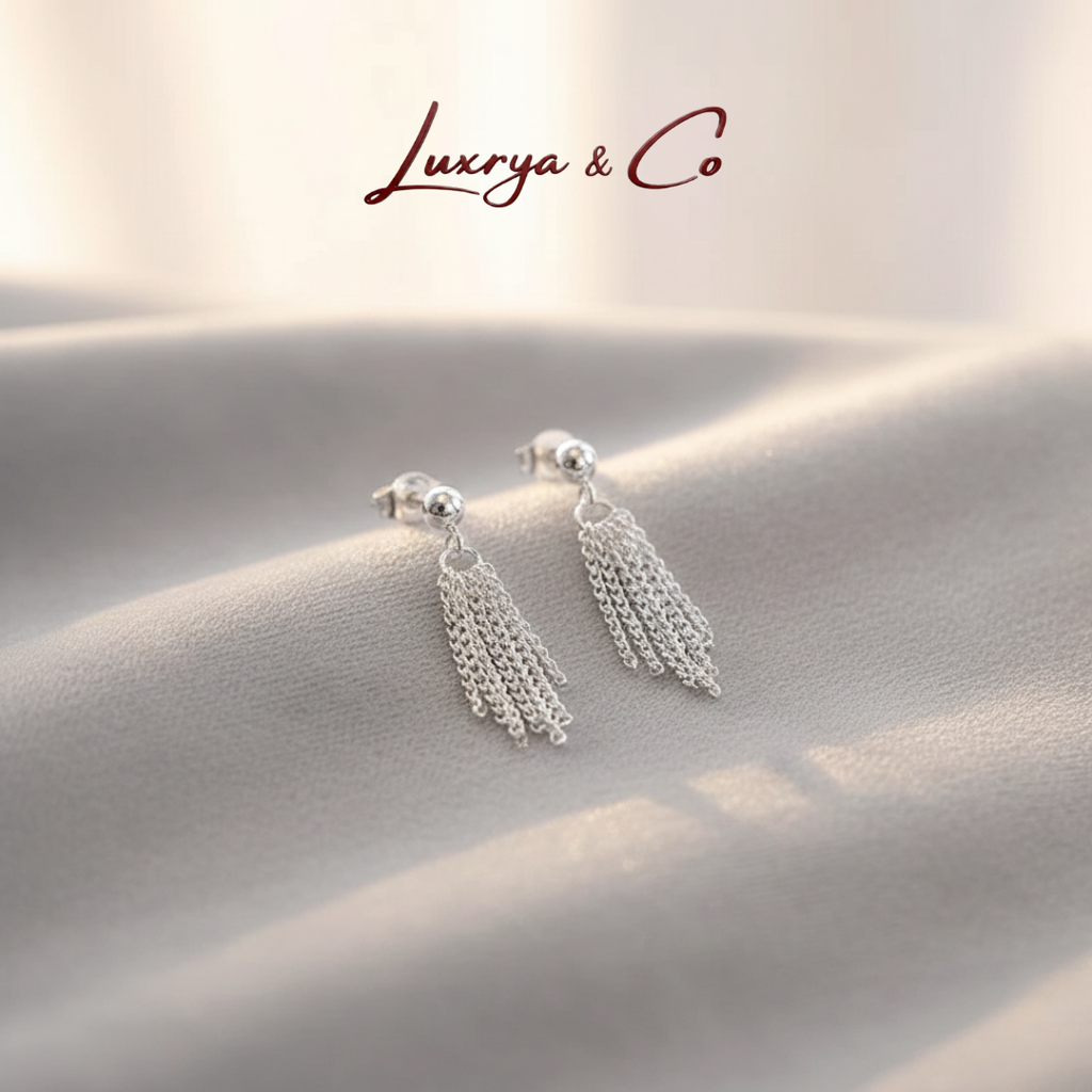 Silver Tassel | Earrings