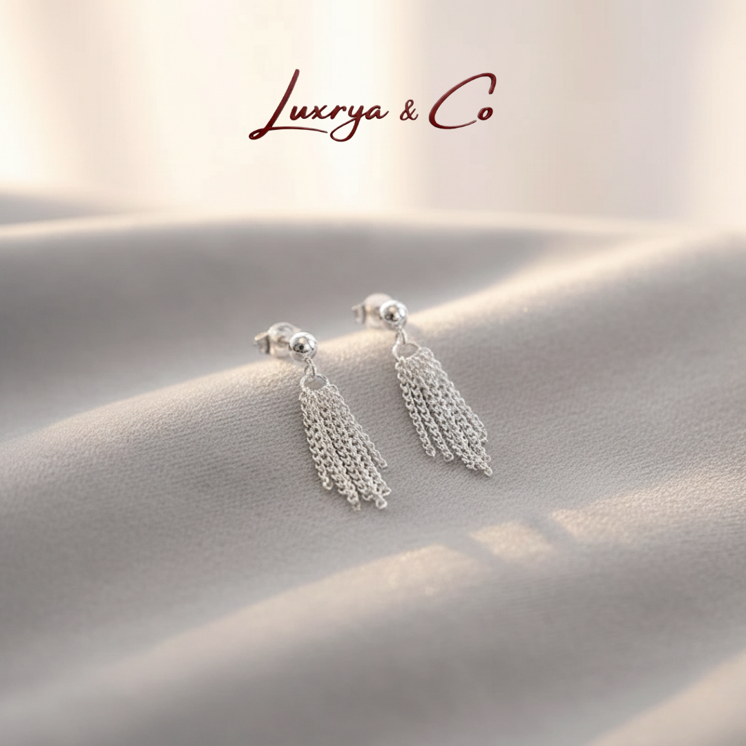 Silver Tassel | Earrings