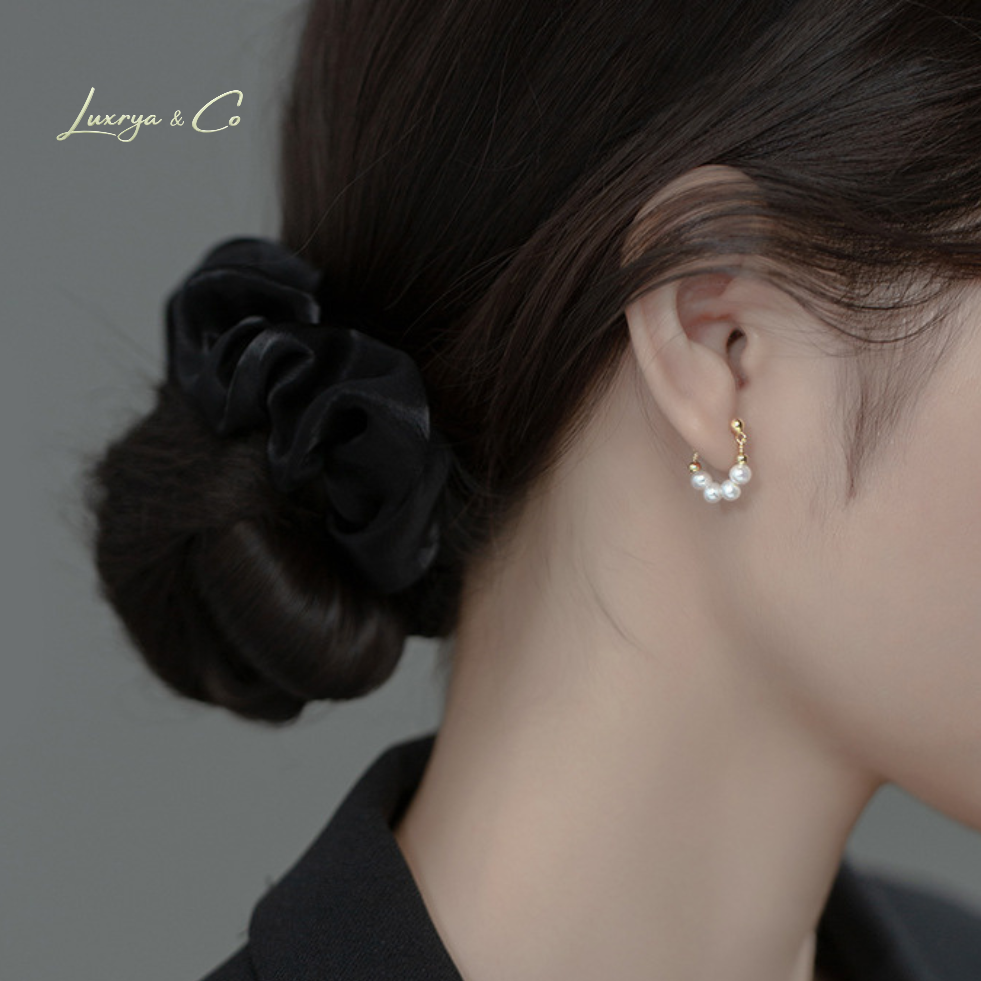 Golden Pearl Charm | Earrings