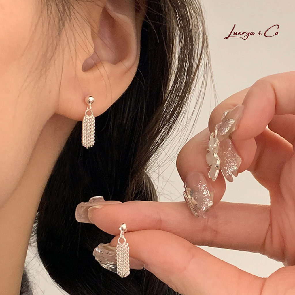 Silver Tassel | Earrings