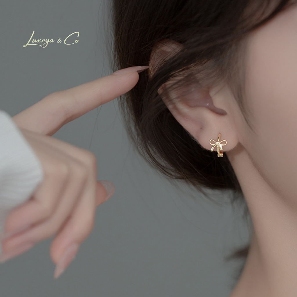 Ribbon Bow | Earrings