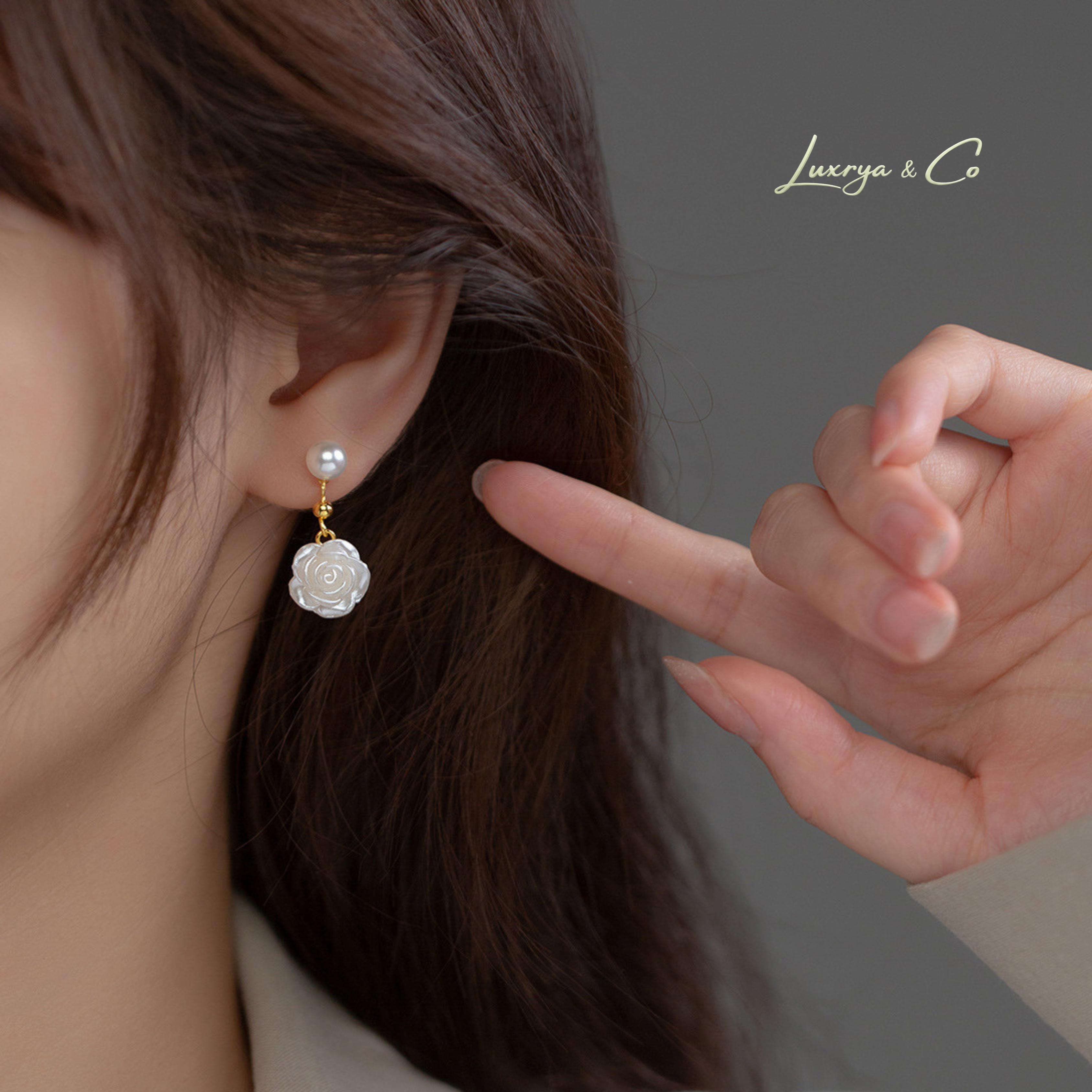 Rose Blossom Pearl | Earrings