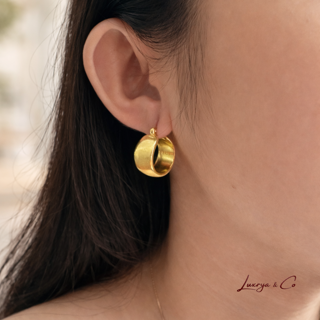 Chunky Matte Gold | Earrings