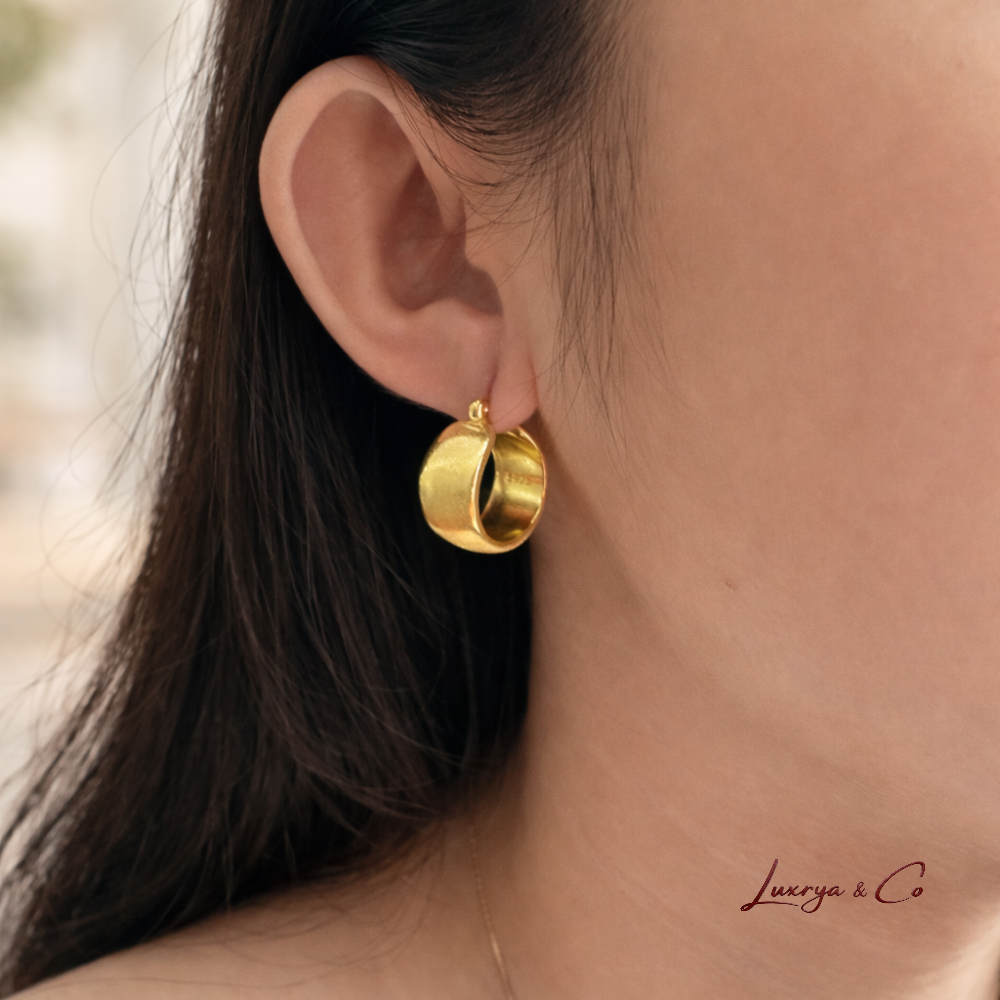 Chunky Matte Gold | Earrings